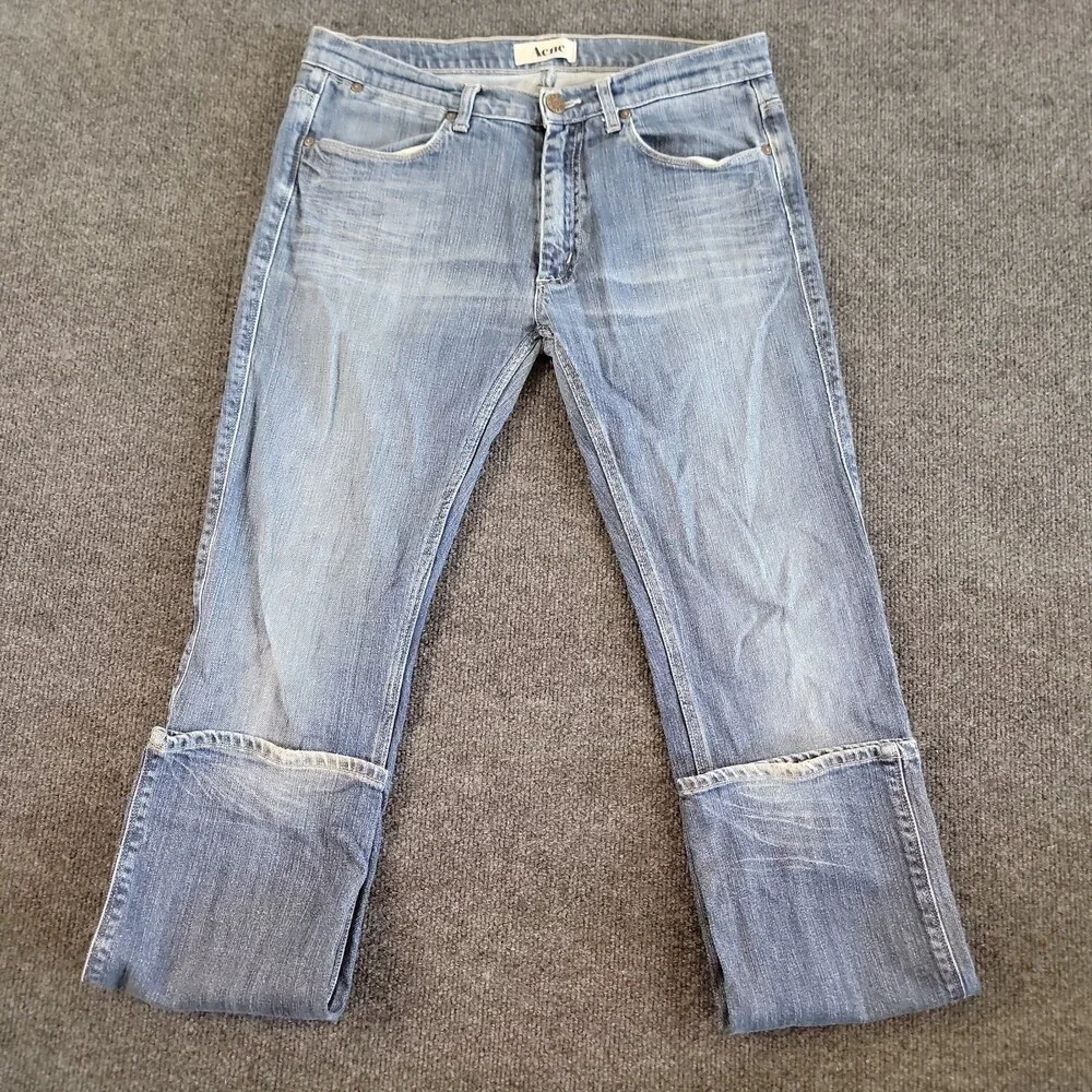 ACNE Medium Wash Men's Jeans W34/L32 Denim